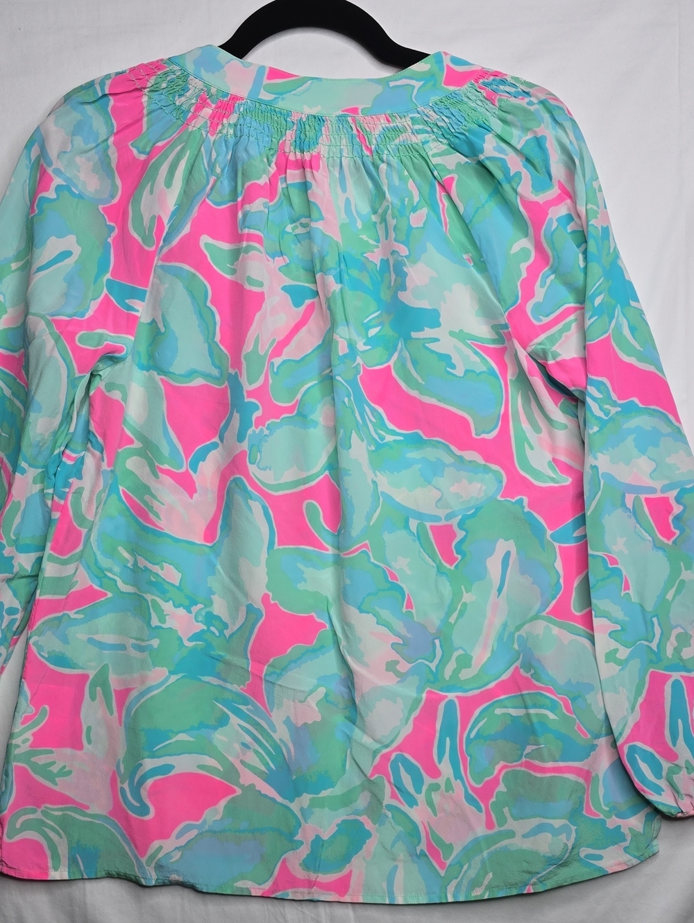 Lilly Pulitzer Elsa Silk Alessia Pink Sands - Picture 8 of 10